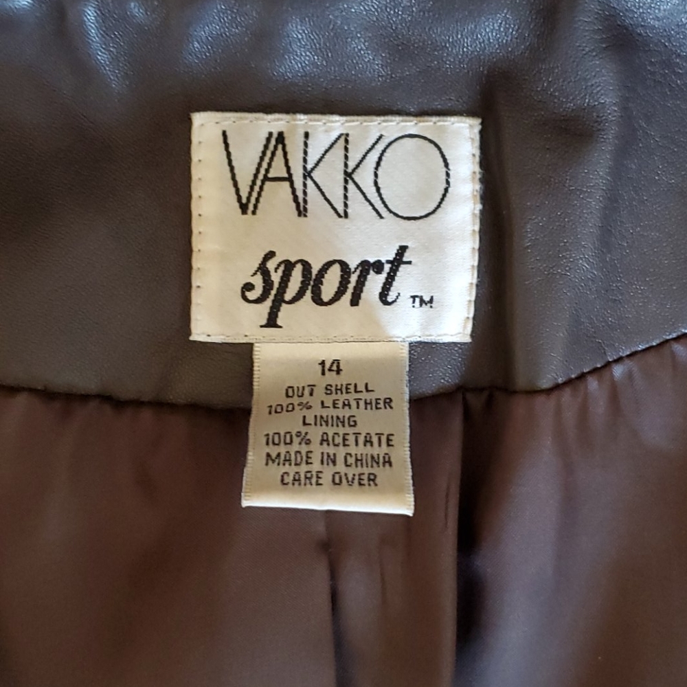 VAKKO Sport Leather Jacket - Picture 6 of 10